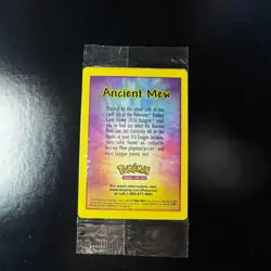 Ancient Mew SEALED Pokemon Unopened 2000 Movie Promo Holo Card - RARE Near Mint - Image 2