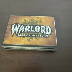 Warlord Saga of the Storm Lot of 40 Cards - Fantasy Game - Image 1