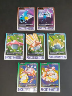 Pokemon Carddass Card Oddish Gloom Vileplume Bandai lot Golbat Psyduck eb99 - Image 1