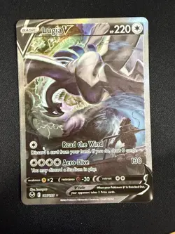 Lugia V (Alternate Full Art) 186/195 - Ultra Rare Silver Tempest - Pokemon (NM) - Image 1