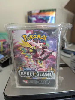 Pokemon Sword & Shield-Rebel Clash Build & Battle Box + Acrylic Case Sealed 820650807039 - Image 1