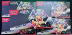 LOT OF 5 - Pokemon TCG Prismatic Evolutions Surprise Box FACTORY SEALED - Image 1
