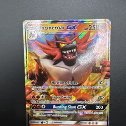Pokemon TCG Incineroar GX 27/149 Sun & Moon Base Set Holo LP - Image 4