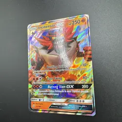 Pokemon TCG Incineroar GX 27/149 Sun & Moon Base Set Holo LP - Image 5