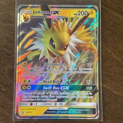 Pokemon Jolteon GX SM173 Promo Full Art Holo Card English Pokemon TCG Card Stock - Image 1