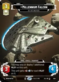 Millennium Falcon - Get Out And Push (Prestige Foil) - Foil - 1084 - Jump to ... - Image 1