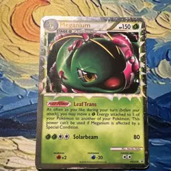 Pokemon TCG: Meganium Prime HGSS08 Black Star Promo HP - Image 1