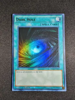 Yugioh Dark Hole YS14-ENA10 1st Ultra Rare NM - Image 1