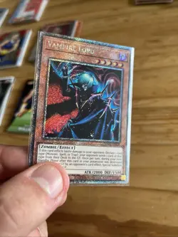 YUGIOH RA03-EN128 Vampire Lord Platinum Secret Rare 1st Edition NM - Image 2