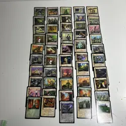Lot Of (50) The Wheel Of Time 1st Edition Premier Common / Fixed Cards - Image 1