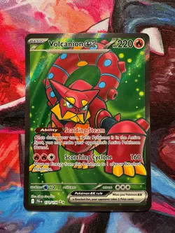 Pokemon TCG Volcanion ex 171/159 Journey Together Rare Holo Card - Image 1