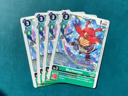 Muchomon BT24-044 Playset Time Stranger Digimon Card Game x4 - Image 1