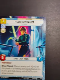 Star Wars Unlimited Luke Skywalker Jedi Knight HYPERSPACE Legendary Card SOR 317 - Image 4