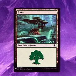 Forest NEO 292 Land Mana SLD Secret Lair 20 Ways To Win Commander MTG Magic Card - Image 1