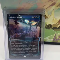 Near Mint x 1 All-Out Assault - Foil - Showcase Tarkir: Dragonstorm Variants - Image 1