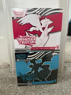 Pokemon Black Bolt and White Flare ETB - New And Sealed ✅ Fast Ship 🔥 🚀 - Image 2