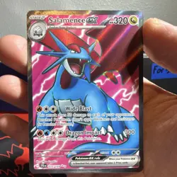 Pokemon Salamence EX Ultra Rare Holo 320 HP 177/159 Sv09 Journey Together - Image 1