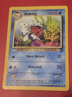 Seaking 60/130 Pokemon Card Base Set 2 Uncommon 70 HP Near Mint C38 - Image 1