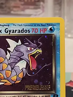 Dark Gyarados 8/82 Holo Team Rocket Prerelease Promo Pokemon Card - NM - Image 4