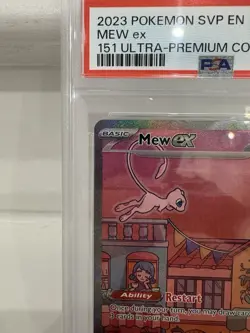Pokemon Mew ex #053 PSA 9 Holo SVP Scarlet & Violet Promo Card 2023 English - Image 2