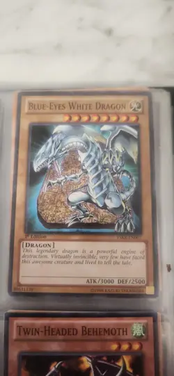 Vintage Yu-Gi-Oh 107 Cards Collection Trading Cards Game 1996 Rare 1 edition. - Image 3