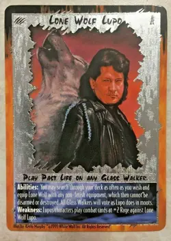 Rage! CCG SEPT card Lone Wolf Lupo Foil Extremely Rare!! - Image 1