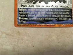 Rage! CCG SEPT card Lone Wolf Lupo Foil Extremely Rare!! - Image 2