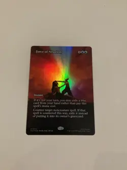 force of negation Nm Near Mint Borderless Foil Magic The Gathering - Image 1