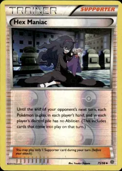 Pokemon Reverse Holo Hex Maniac XY - Ancient Origins 75/98 LP - Image 1