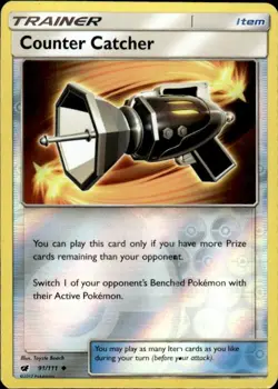 Pokemon Reverse Holo Counter Catcher SM - Crimson Invasion 91/111 LP - Image 1