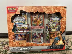 Pokemon Charizard ex Premium Collection Box 6 Packs, Foil Promo & More Sealed - Image 1