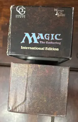 Magic The Gathering MTG 1993 International Collectors' IE CE Edition Box, Empty - Image 5