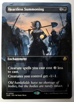 MTG Innistrad Remastered - Heartless Summoning - Borderless Rare - 0309 NM - Image 1