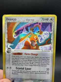 Pokemon TCG Deoxys 5/110 Delta Holo Rare EX Holon Phantoms - Damaged - Image 3