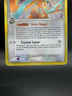 Pokemon TCG Deoxys 5/110 Delta Holo Rare EX Holon Phantoms - Damaged - Image 4