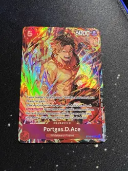 Portgas.D.Ace| ST15-005 | SR One Piece Promo Card (IB06) | English NM - Image 1