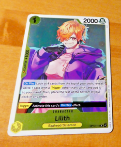 ONE PIECE ENGLISH CARD GAME HOLO CARTE Lilith OP13-113 EN NM - Image 1