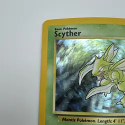 Pokemon TCG Scyther Jungle 10/64 Holo Unlimited Holo Rare DMG - Image 3