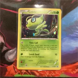 Pokemon Celebi Promo Holo XY187 Basic 70 HP XY Set English Card - Image 1