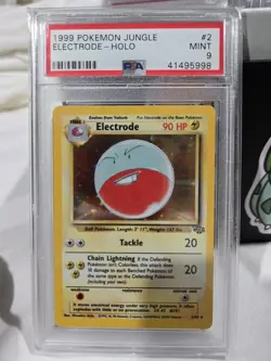 Pokemon TCG Electrode Jungle 2/64 Holo Rare PSA 9 - Image 1