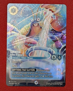 Enchanted Foil TAMATOA SEEKER OF SHINE 1x Disney Lorcana Winterspell - Image 1