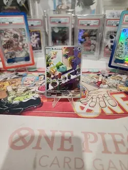 Pokemon TCG Bulbasaur Stellar Crown Illustration Holo Card 143/142 - Image 1