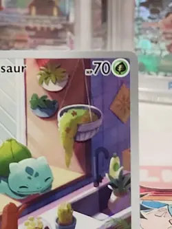 Pokemon TCG Bulbasaur Stellar Crown Illustration Holo Card 143/142 - Image 4