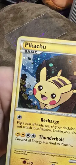Pokemon TCG Black Star Promo Pikachu Holo Card HGS503 - Image 2