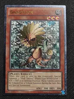 Yu-Gi-Oh Dandylion Ultimate Rare Card AP04-EN001 EURO NM - Image 1