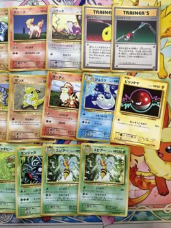Pokemon Lot Of 20th Anniversary Japanese 1st Edition Cards Incomplete Set - Image 4