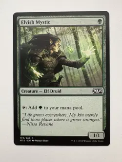 Elvish Mystic MTG Magic the Gathering Card NM Near Mint M15 - Image 1