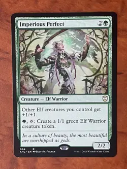 Imperious Perfect MTG Magic the Gathering Card NM Near Mint KHC - Image 1