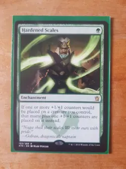 1x MTG Magic The Gathering TCG Hardened Scales - Rare - Khans of Tarkir - Image 1