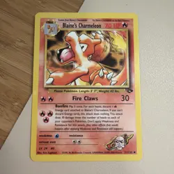 Blaine's Charmeleon 31/132 Gym Challenge-Unlimited Regular LP Pokemon TCG - Image 1